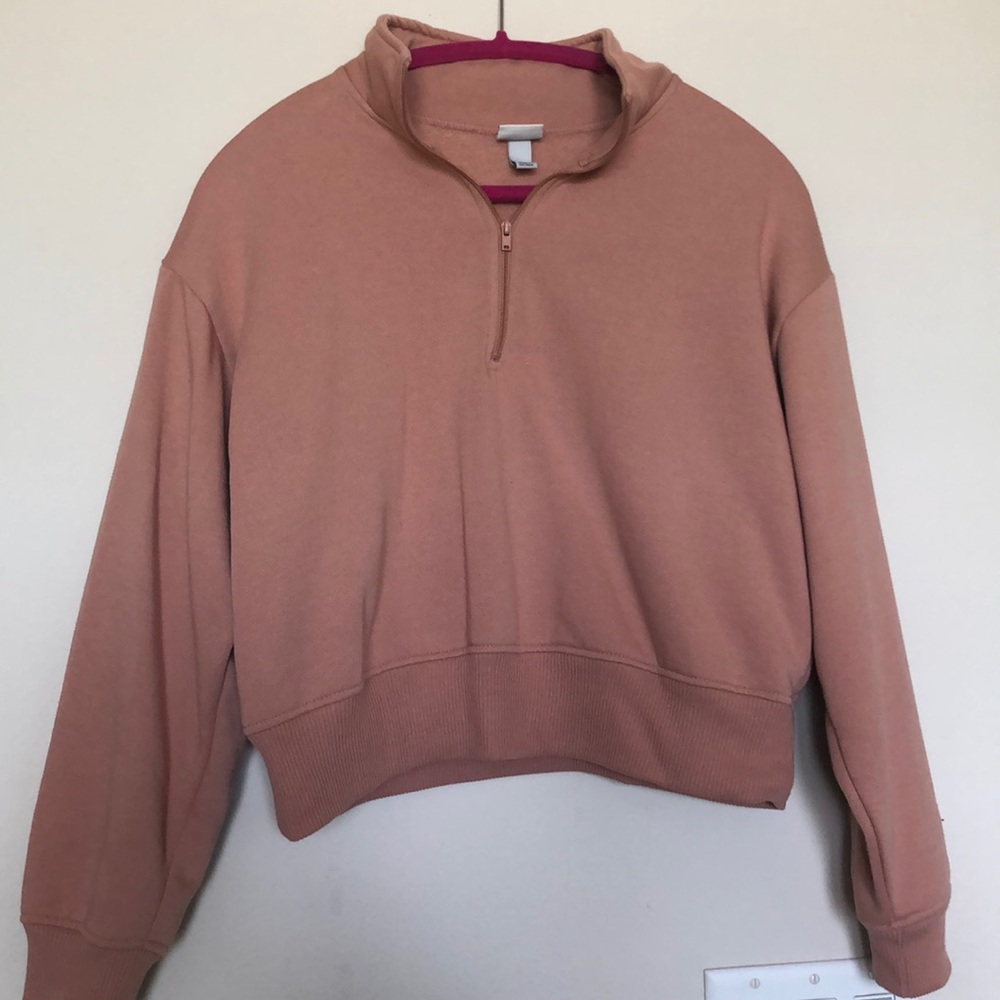 Cropped Blush Sweatshirt